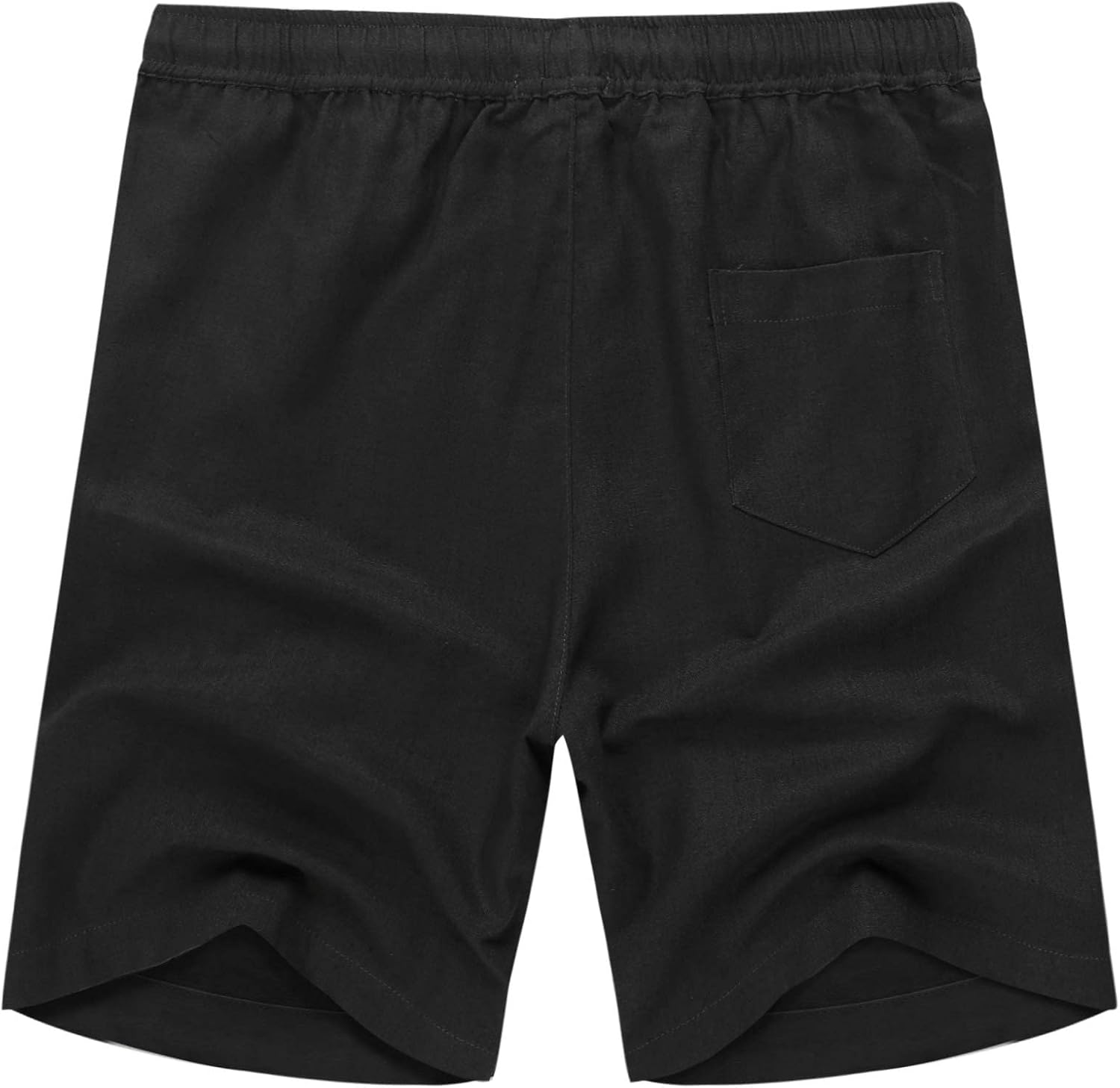 Detalle de COOFANDY Men's Linen Shorts Casual 9"/7" Elastic Waist Drawstring Summer Beach Shorts