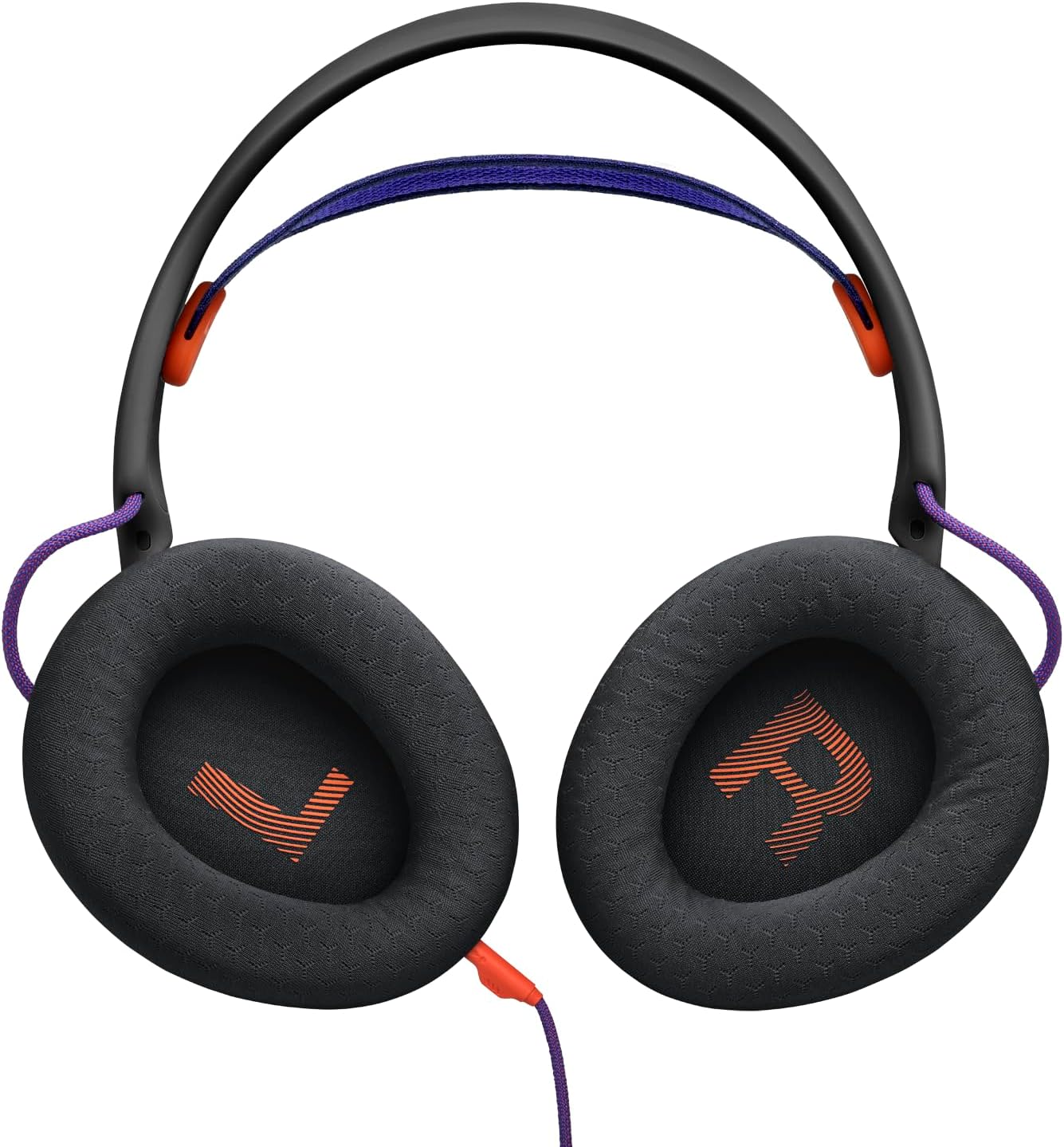 Detalle de JBL Quantum 250 Wired Over-Ear Gaming Headset (Black) with Spatial Sound and Replaceable Parts