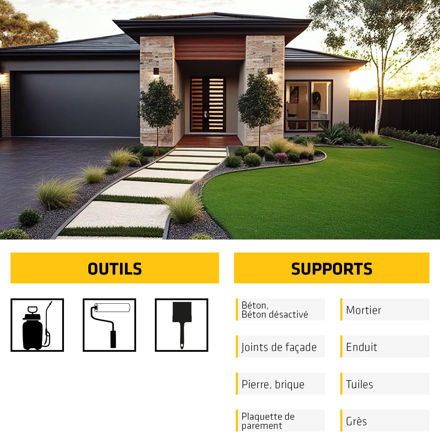 Thumbnail 5 de SIKA Imprégnation hydrofuge multi-supports Sikagard 225 Conservado Façade-Toiture – prêt à l’emploi, effet perlant