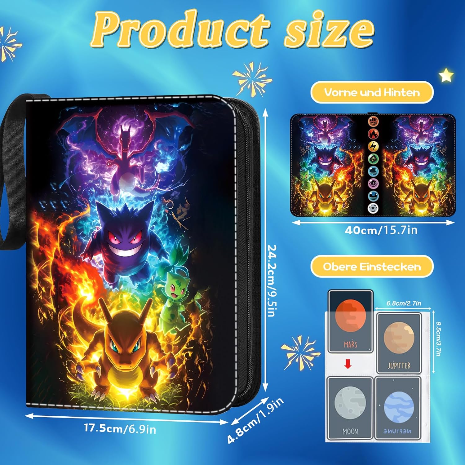 Thumbnail 1 de Sammelkarten Album 50 Seiten 400 Karten