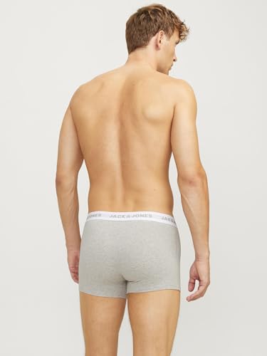 Thumbnail 4 de Jack & Jones Trunks 7-Pack Light Grey Melange XL: comodidad y elasticidad en un conjunto diario