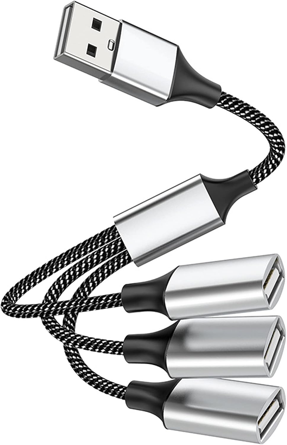 Detalle de MEIRIYFA USB-Splitter 3 in 1 OTG 480 Mbps