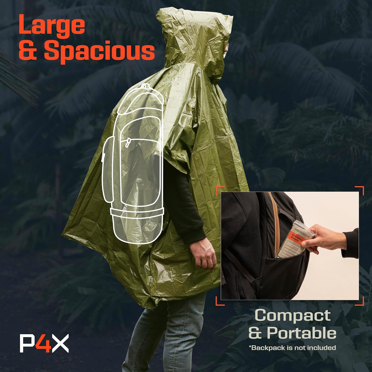 Thumbnail 6 de PREPARED4X Emergency Mylar Blanket 90% heat 🏕