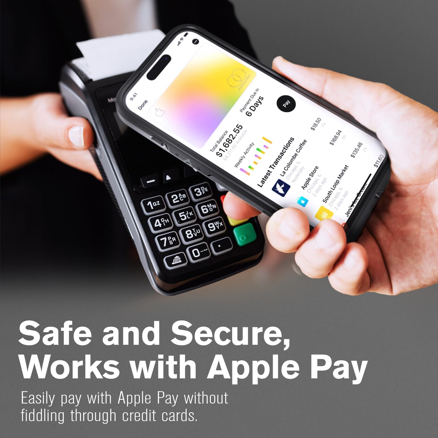 Detalle 2 de iPhone 16 Pro Max wallet case with kickstand