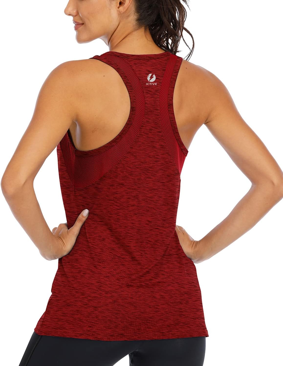 Thumbnail 6 de ICTIVE Débardeur Yoga Femme Ample – Dos nu en maille respirante et conçu pour le sport