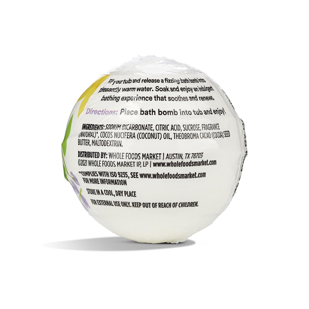 Detalle 2 de 365 by Whole Foods Market Fizzing Bath Bomb (Lavender Vanilla) 2.8 oz