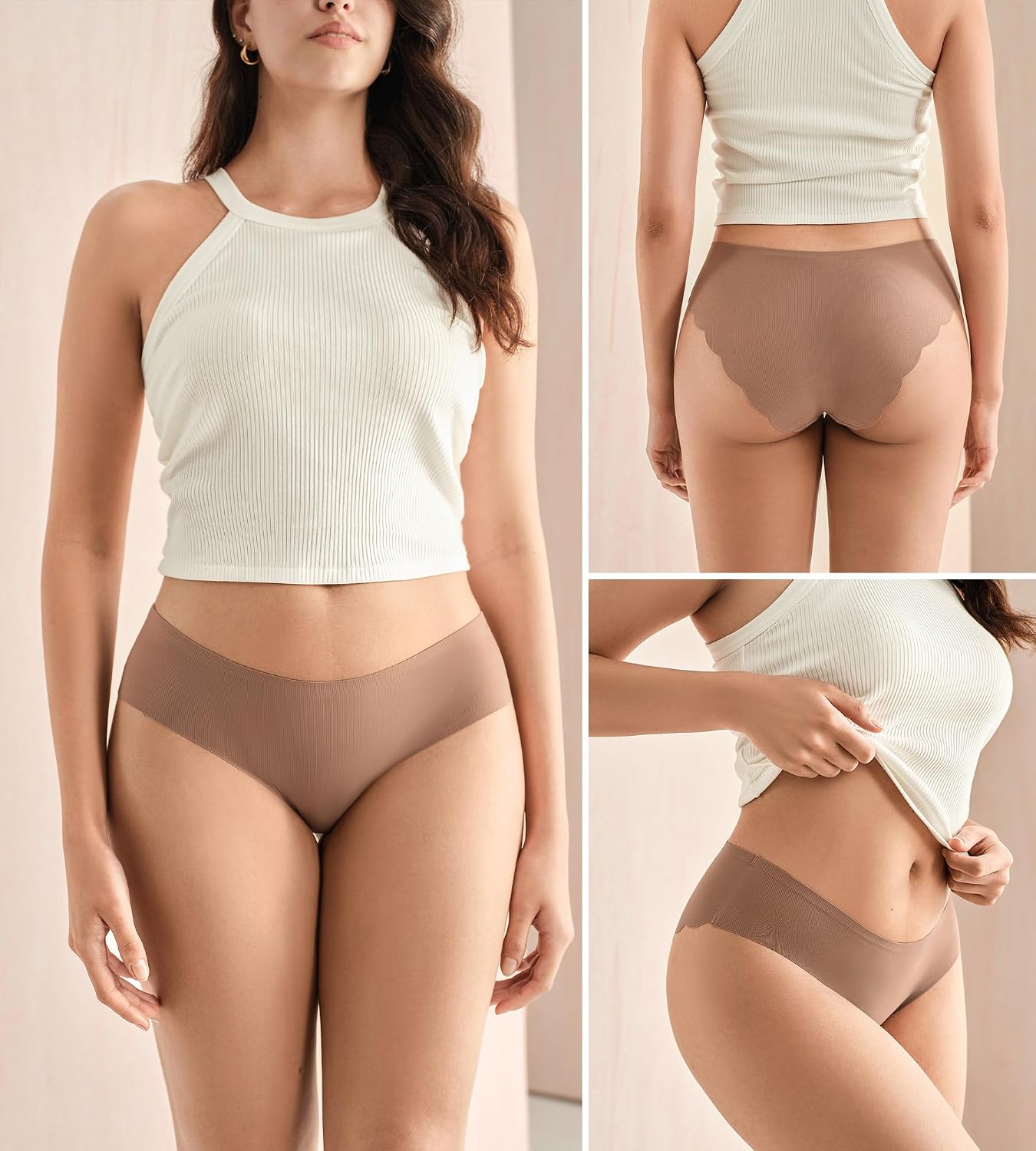 Thumbnail 1 de SHARICCA Hipster Unterwäsche Damen – Bequeme Nahtlose Slips im Mehrpack