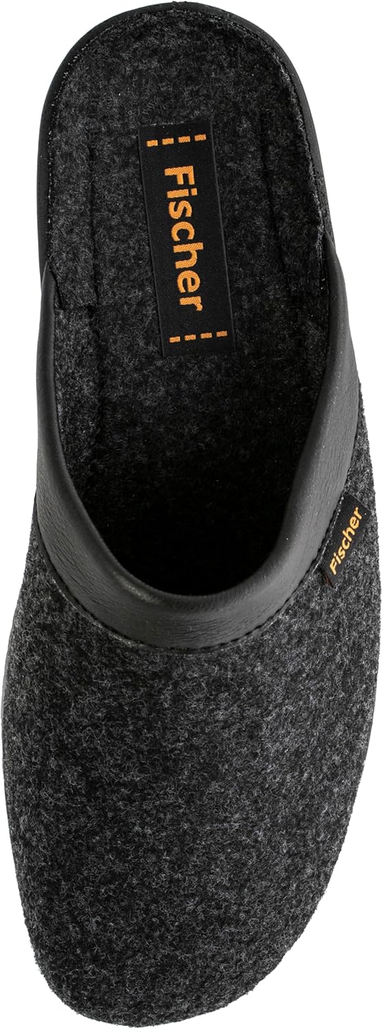Thumbnail 2 de Fischer Herren Hausschuh Pantoffel mit Karomuster 204602