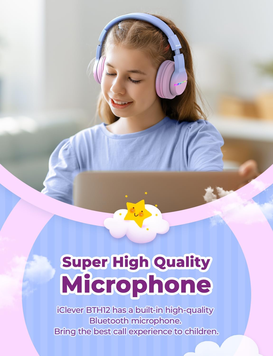 Thumbnail 6 de iClever BTH12 Kids Headphones 85H