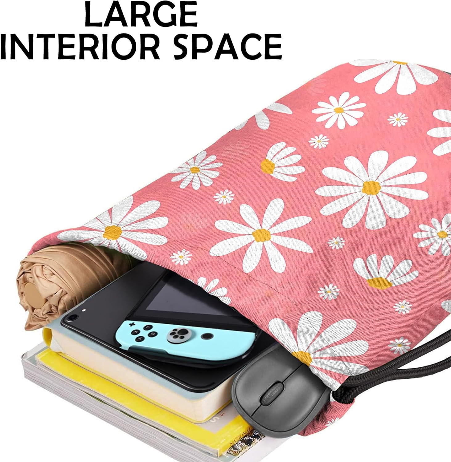Thumbnail 3 de BHAHB Drawstring Backpack: Waterproof 13x17in String Bag for Beach, Swim and Travel