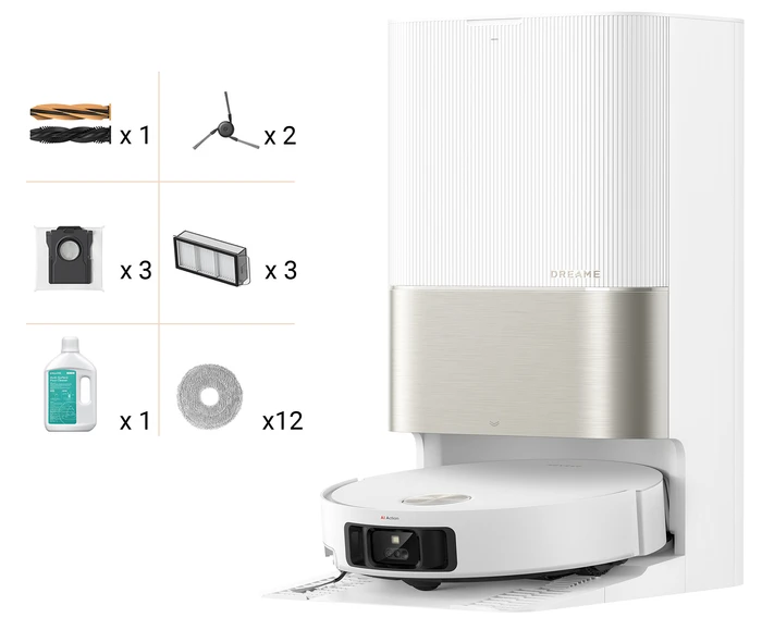 Thumbnail 12 de Dreame X50 Ultra Complete White Robot Staubsauger