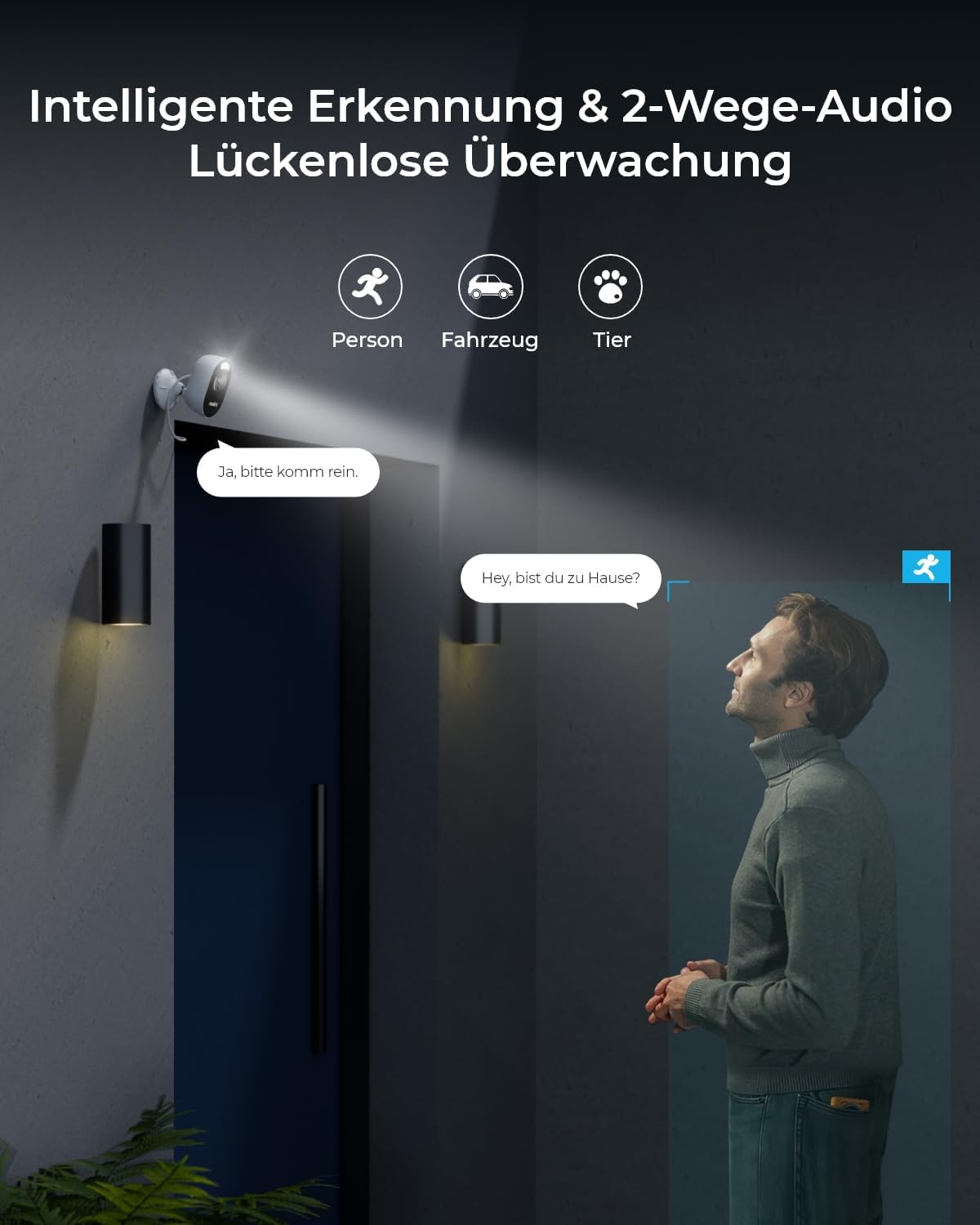 Detalle de Reolink Lumus-2K 4MP Überwachungskamera