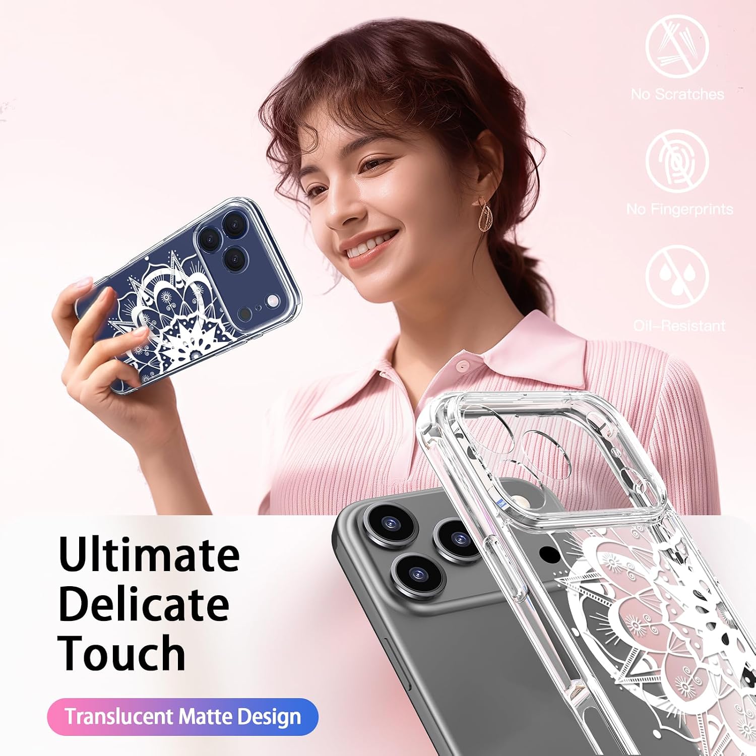 Thumbnail 6 de LUHOURI iPhone case, clear acrylic