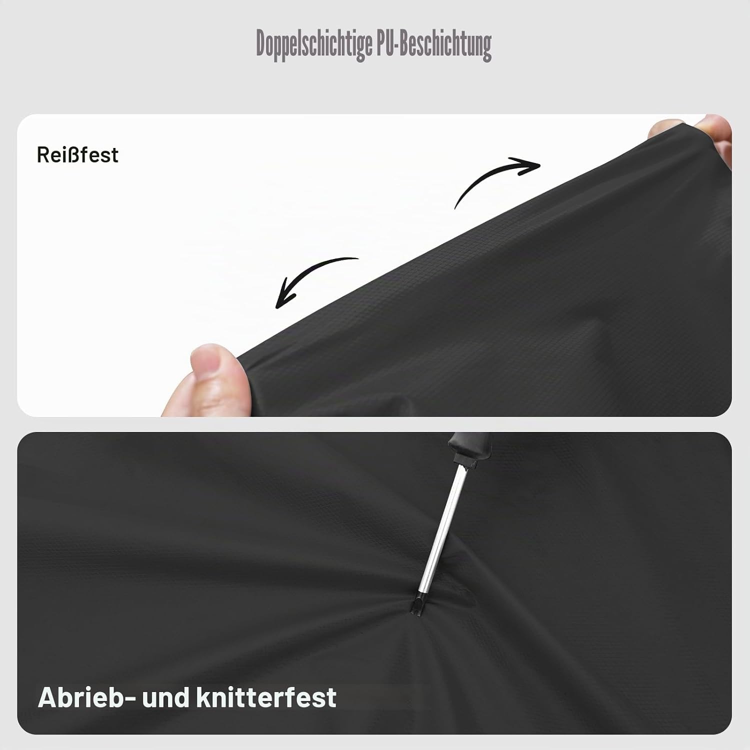 Detalle de Andake Regenponcho Wasserdicht Unisex – vielseitiger Regenschutz für Camping, Wandern und Alltag
