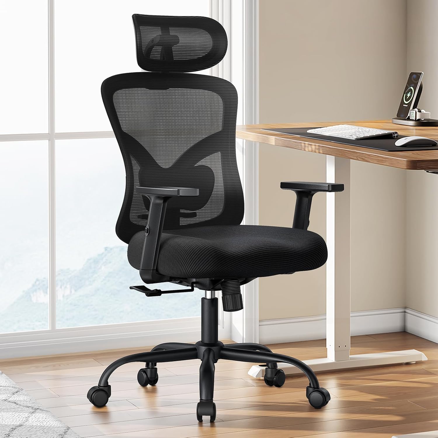 Detalle de Marsail Ergonomic Office Chair with 2D Headrest