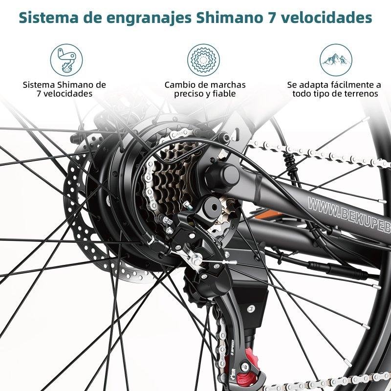 Detalle 2 de Bekup bicicleta eléctrica V2