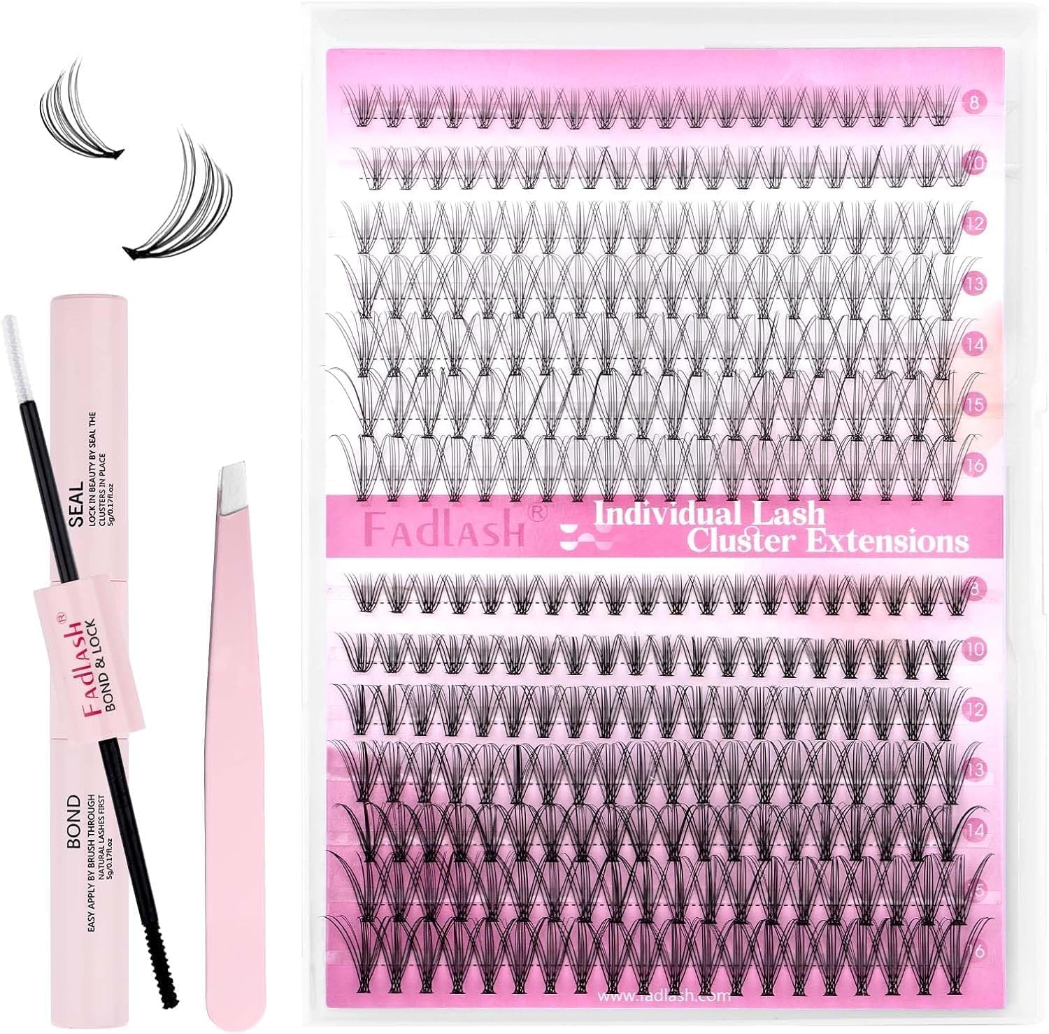 Detalle de FADLASH Kit extension cils 8-16 mm 💄