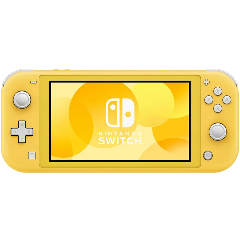 Detalle de Nintendo Switch Lite Amarillo: consola portátil compacta para jugar en cualquier sitio