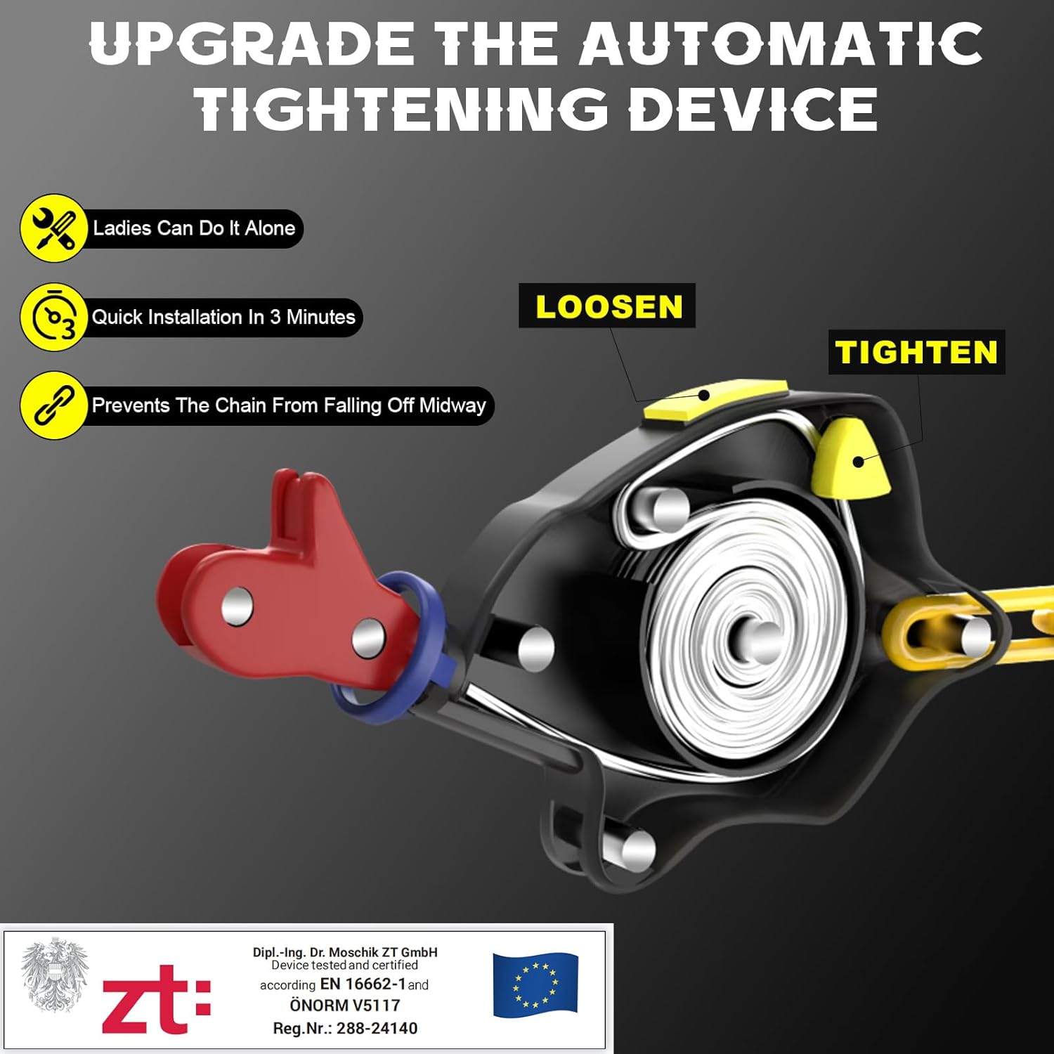 Thumbnail 2 de HKN160 Auto Tightening Snow Chains 1-Min Install