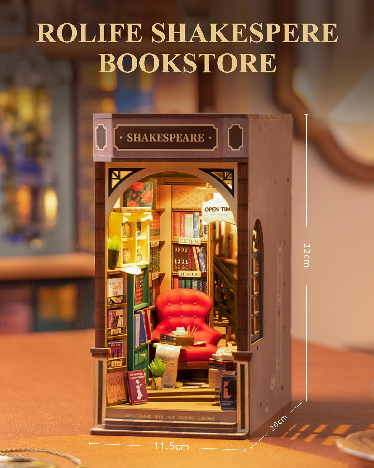 Detalle 2 de Rolife Book Nook TGB07 5 Stunden DIY