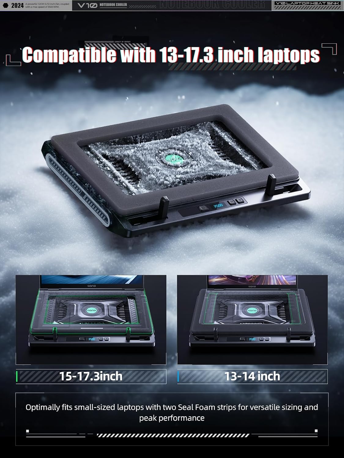 Thumbnail 4 de llano Laptop Cooling Pad V10