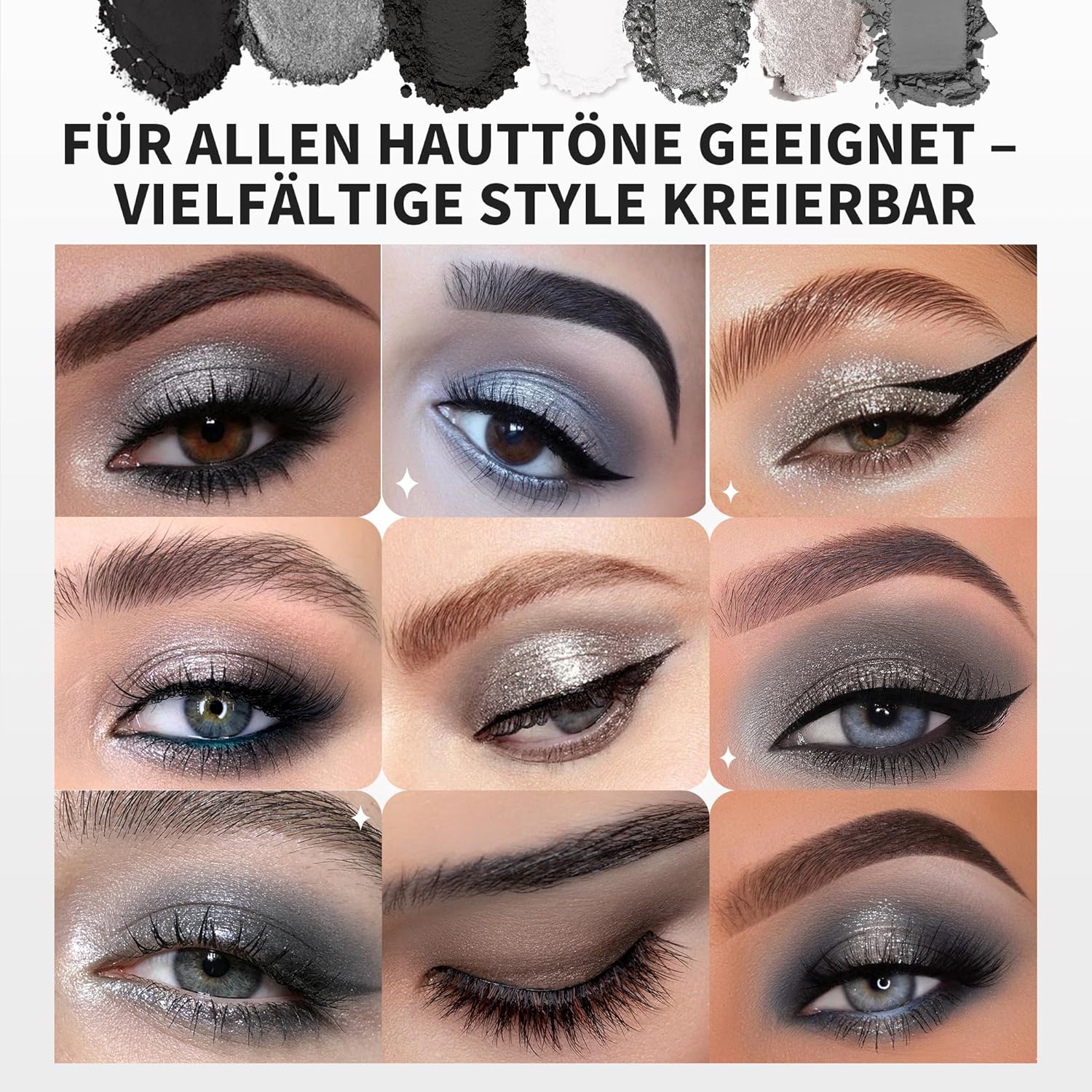 Detalle 2 de Docolor Lidschatten Palette 9 Farben 🎨