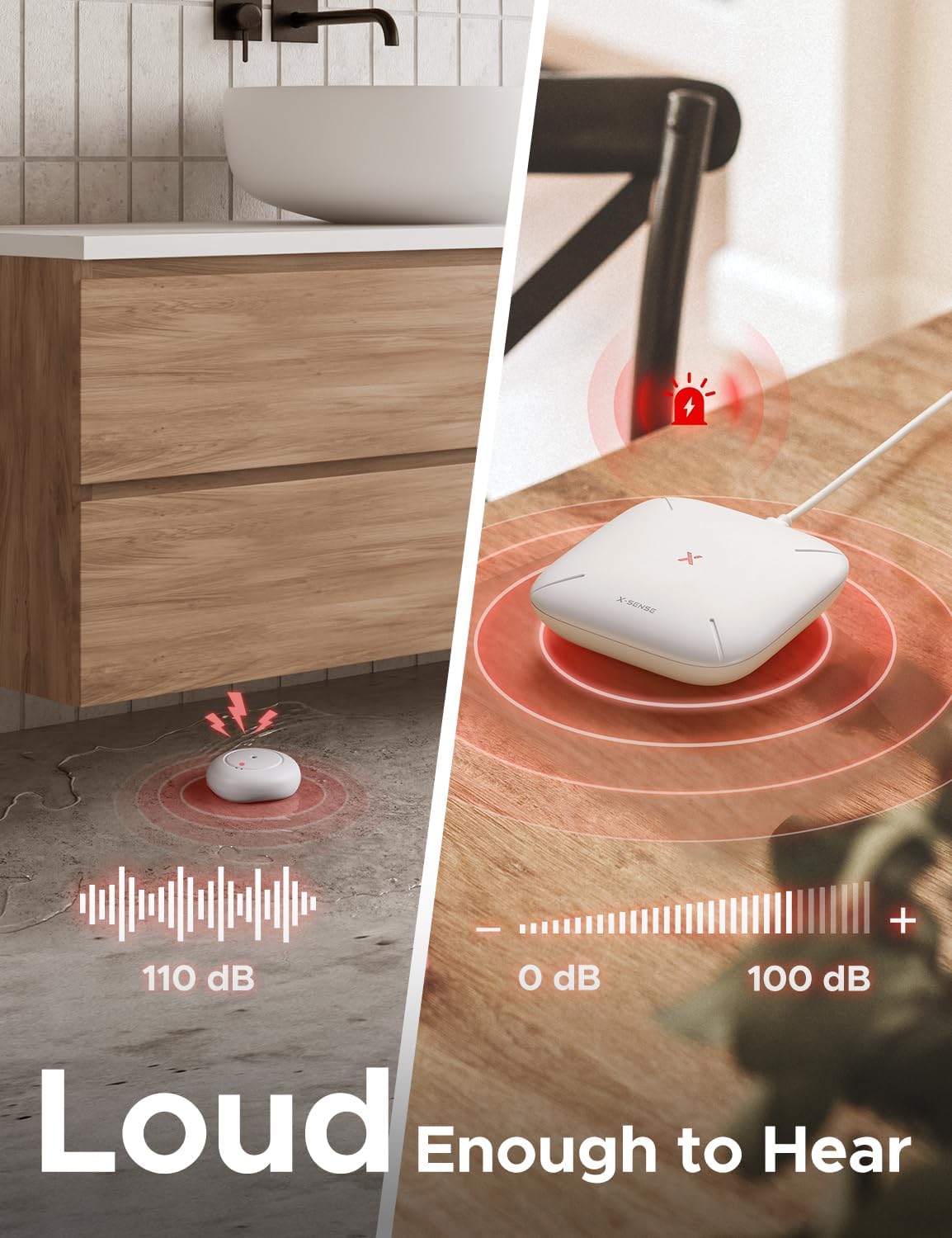 Detalle de Sensore allagamento Wi‑Fi X‑Sense SWS51