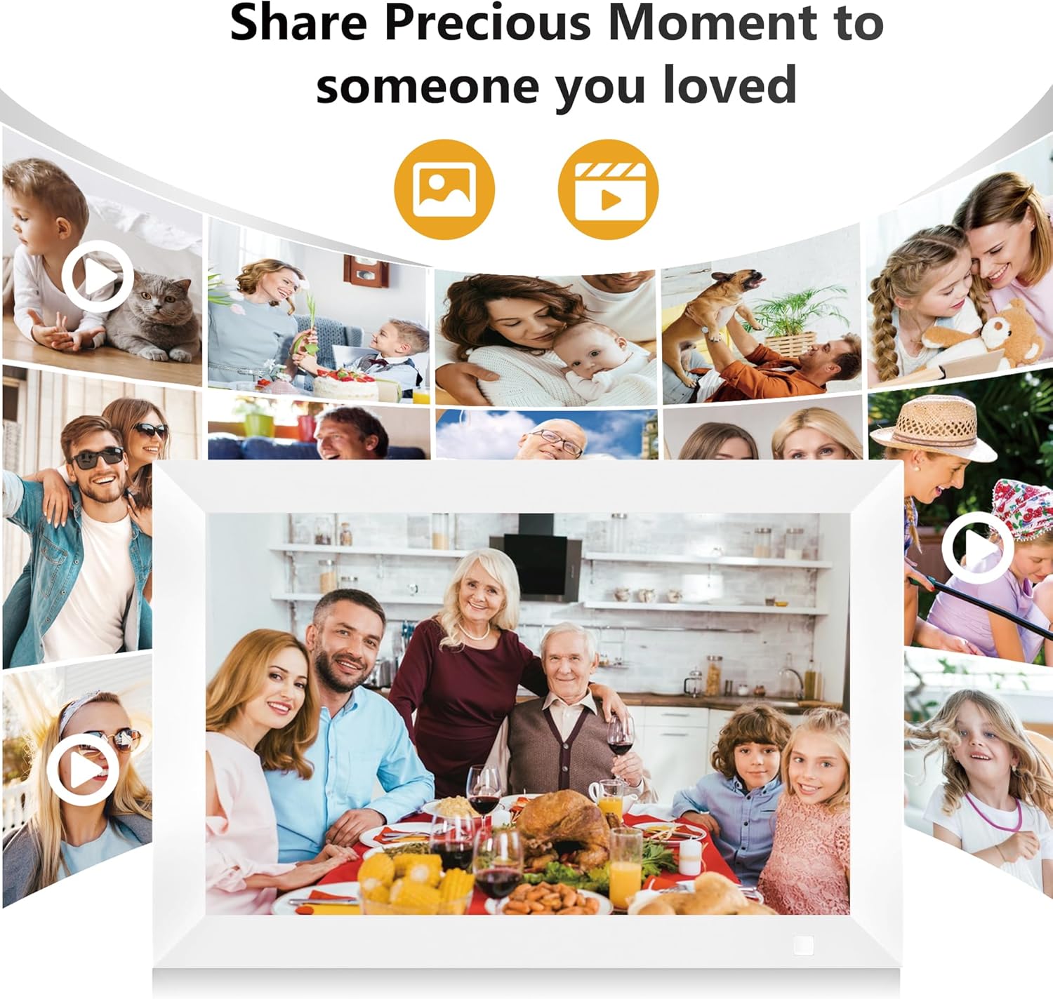 Detalle 2 de REUMAR 32GB WiFi Photo Frame, 10.1 inch
