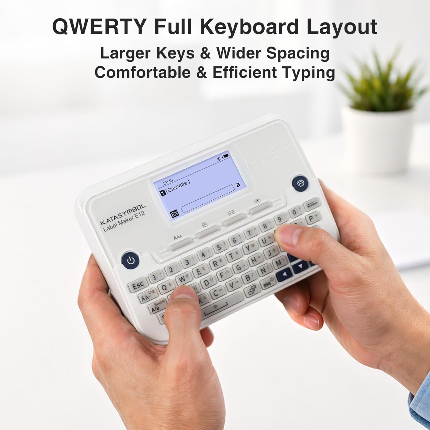 Thumbnail 5 de SUPVAN E12 Bluetooth Label Maker: 4 Tapes, App & Keyboard, 30+ Fonts, 660+ Icons
