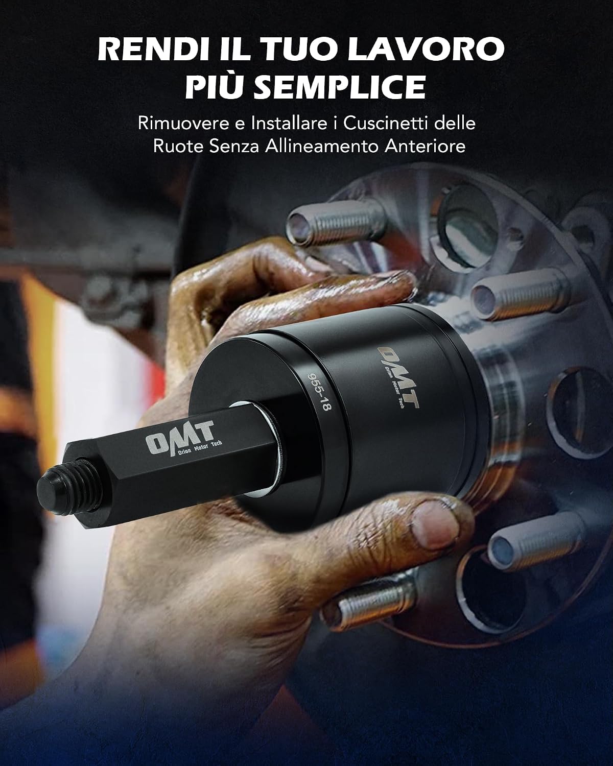 Thumbnail 2 de Orion Motor Tech 24 Pezzi Set Estrattore Cuscinetti Ruota – Rimozione e Installazione Sicura per Cuscinetti Anteriori