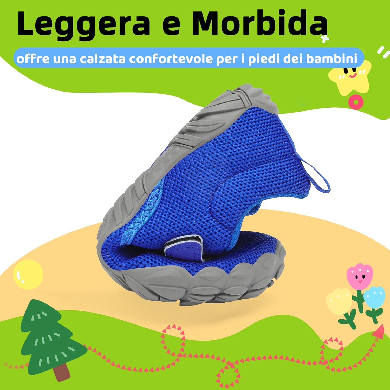 Thumbnail 5 de SAGUARO Bambini Scarpe Barefoot Morbide e Leggere – Taglie 24–36