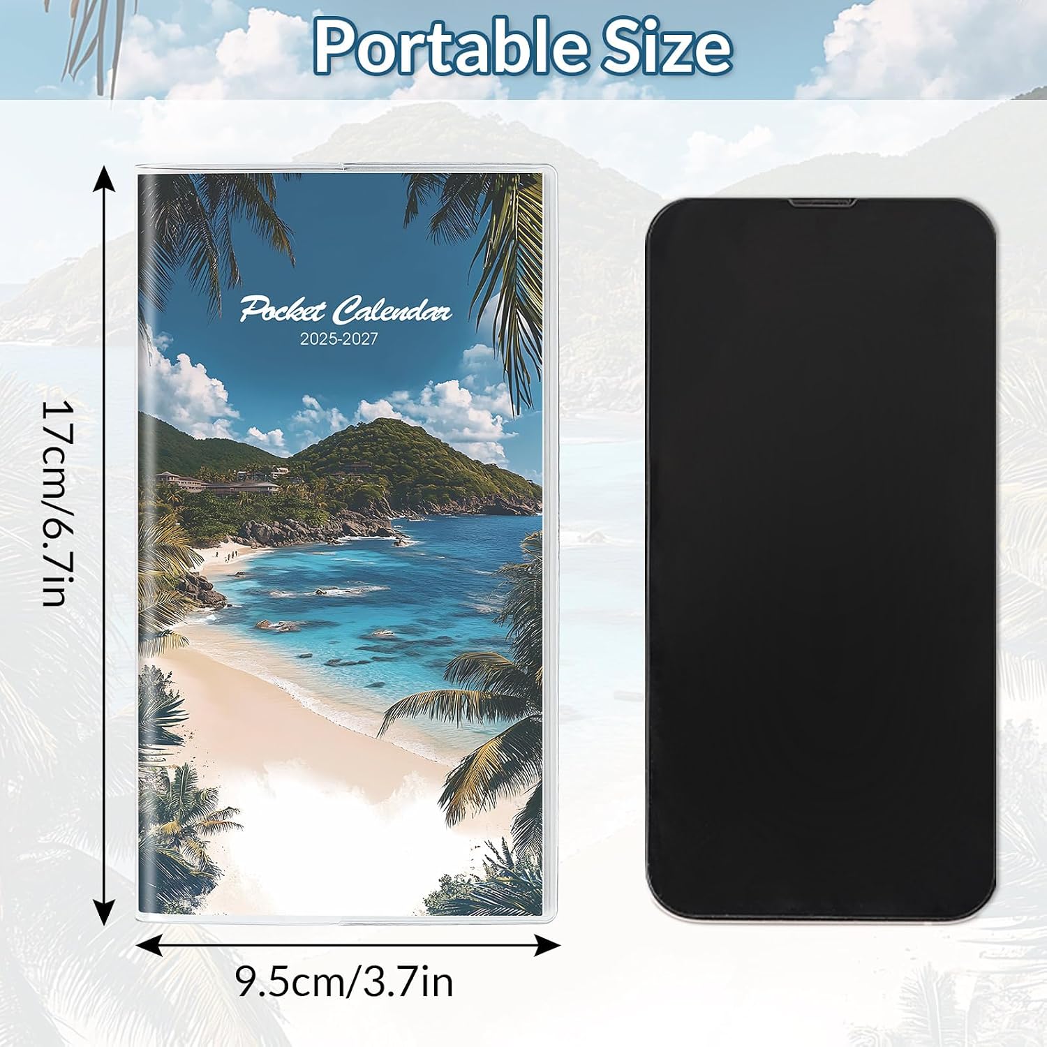 Detalle 2 de KONVINIT Pocket Calendar, 3.7 x 6.7 inches