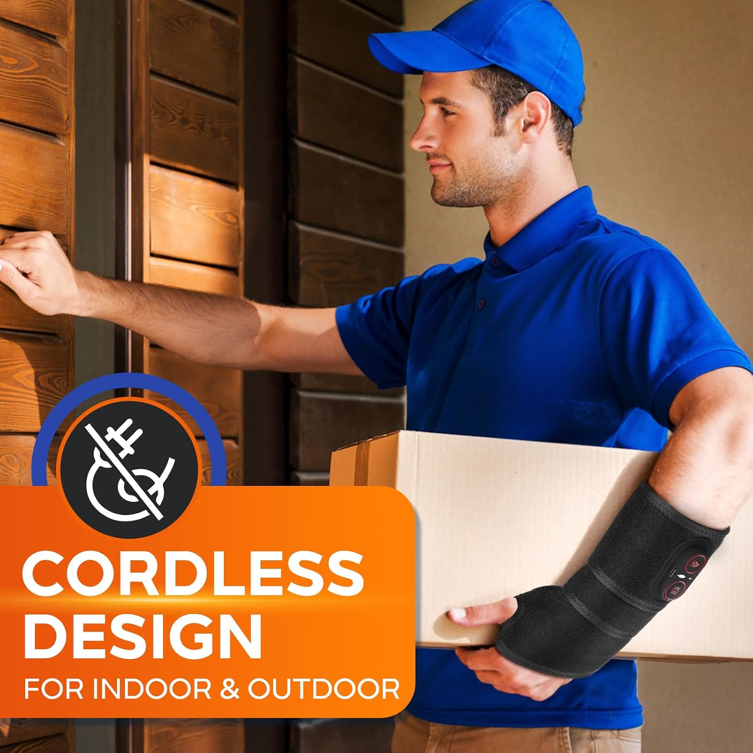 Thumbnail 5 de Cordless Arm Heating Pad 3‑mode wrist brace