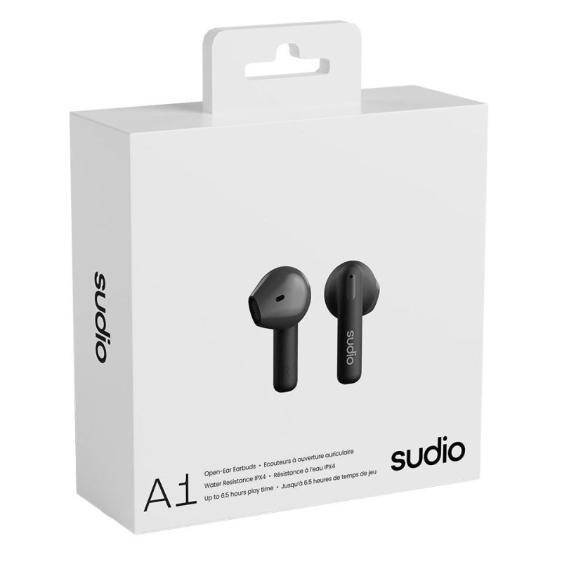 Detalle de Sudio A1 auriculares inalámbricos Negro Medianoche con control táctil