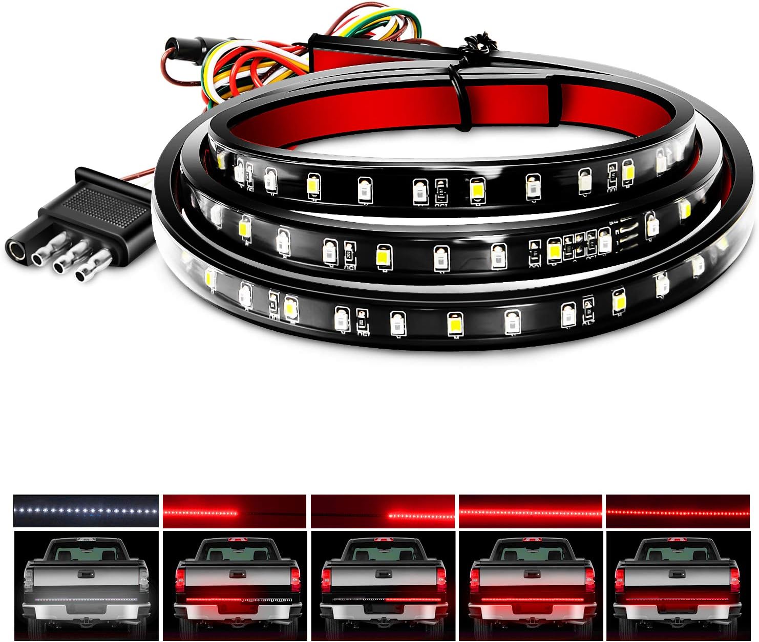 Detalle de Nilight 60" Tailgate Light Bar 🚚