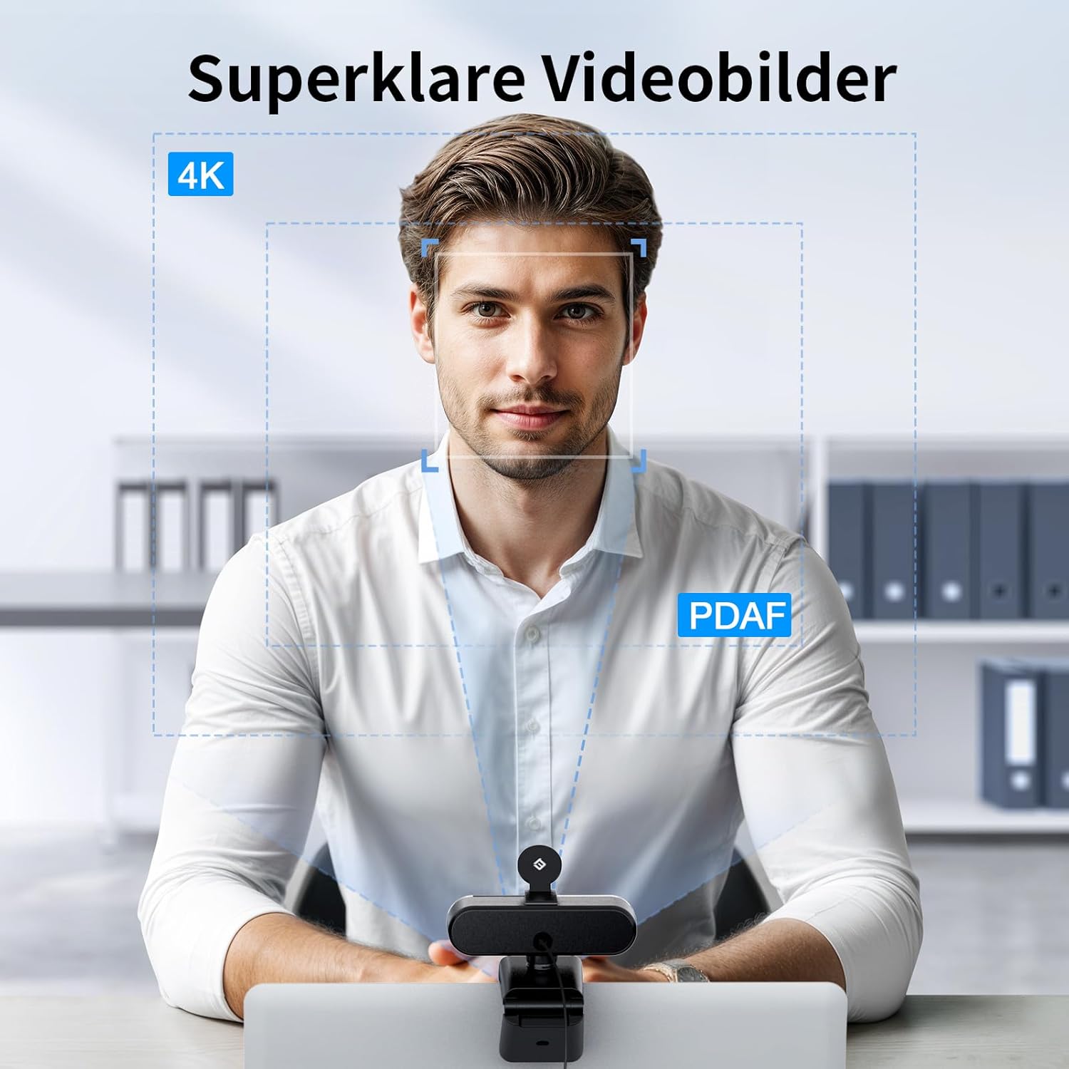 Detalle 2 de NOVA 4K Webcam 73° Sichtfeld