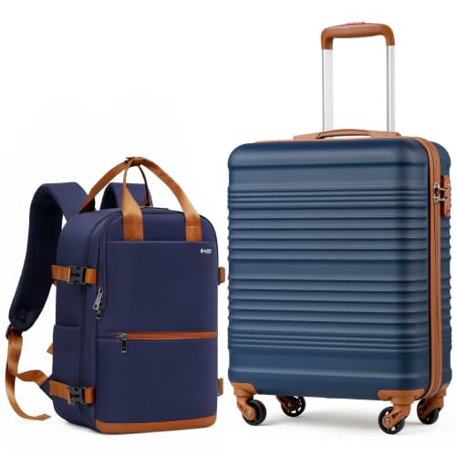 Detalle de COOLIFE EasyJet: Maleta Cabina 55x40x20 cm + Mochila de Negocios 40x30x20 cm