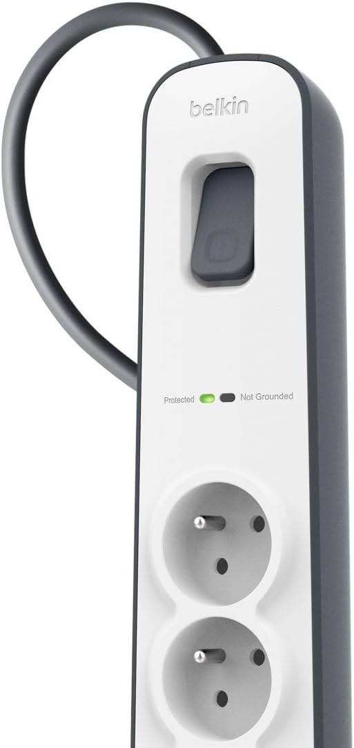 Thumbnail 4 de Belkin parafoudre 4 prises 525 joules – multiprise avec cordon 2 m