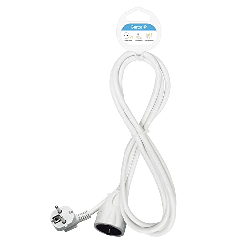 Detalle 2 de GARZA Cable alargador de 3 m con toma de tierra, 16 A y 3680 W