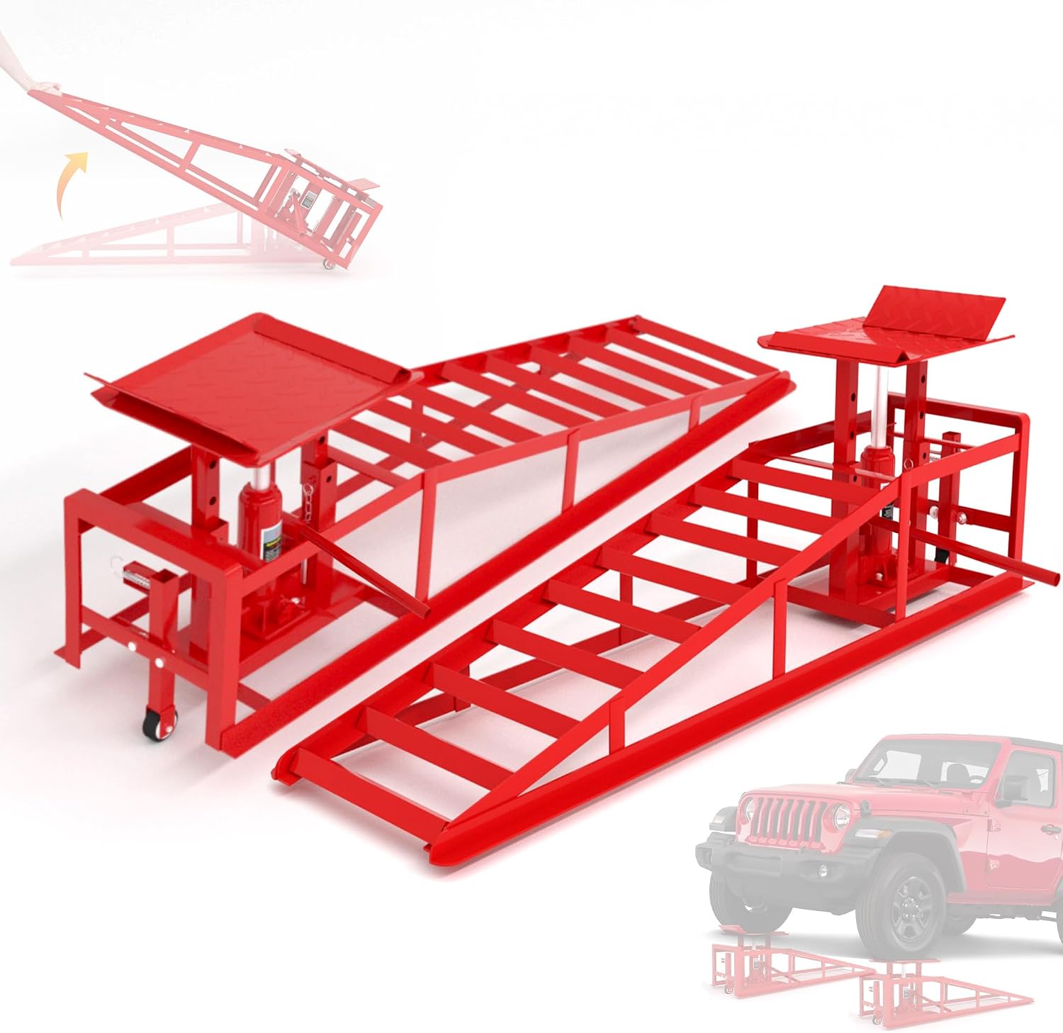 Thumbnail 6 de LOCKIETTA Hydraulic Car Ramps, 9–14.2-inch lift