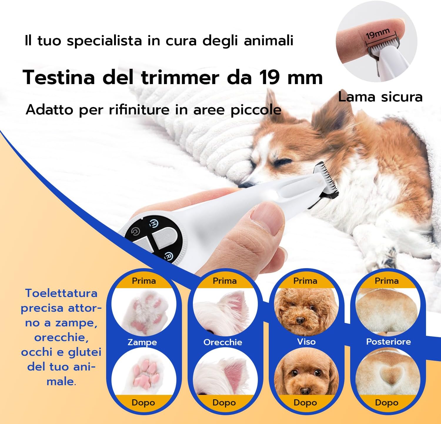 Detalle de Tolesum 2 in 1 Tosatrice & Lima per Unghie 🐾