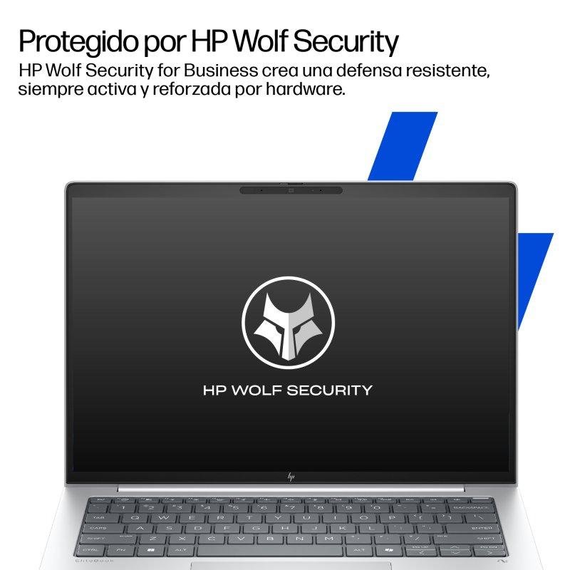 Detalle de HP EliteBook 8 G1i, portátil de 16 pulgadas con Core Ultra 5 226V y 16 GB
