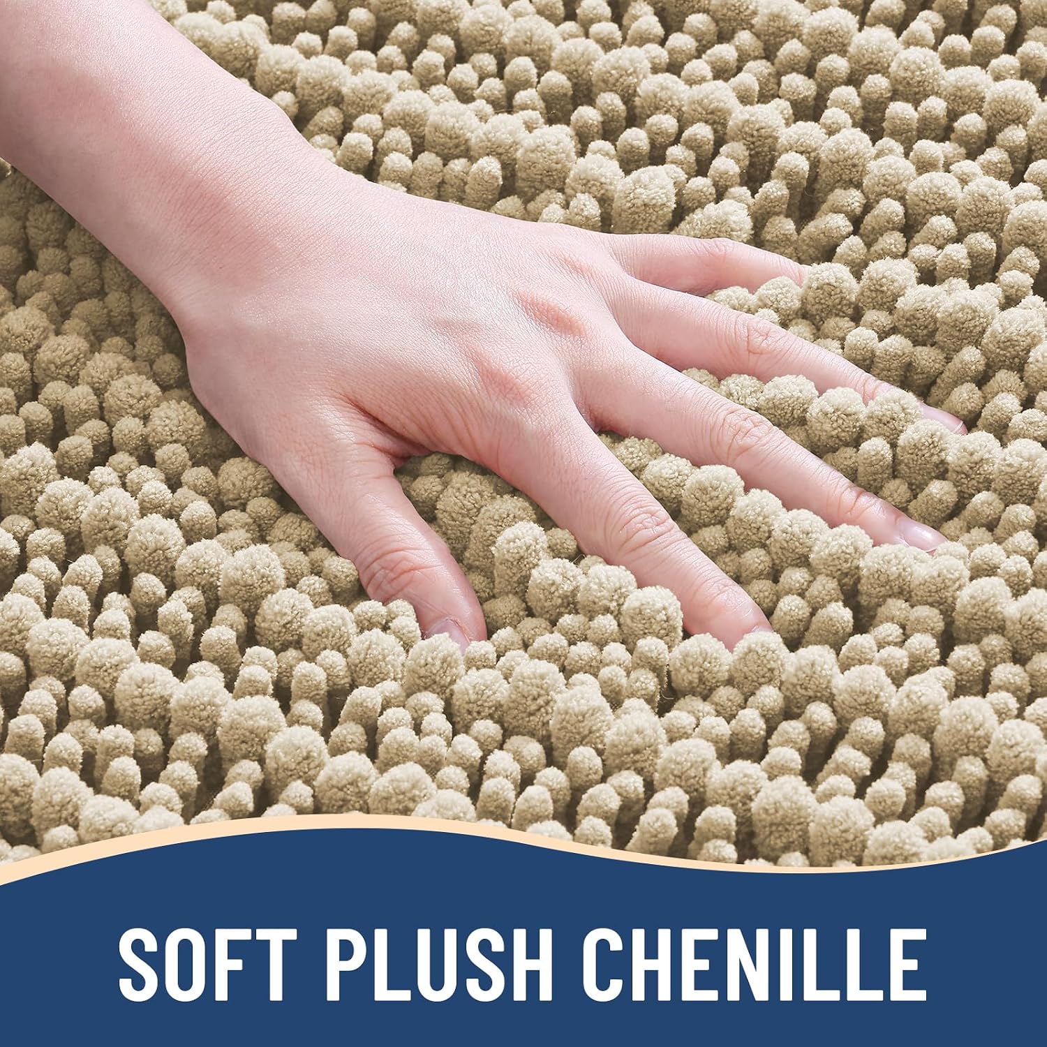 Detalle de Arotive U-Shaped Toilet Rug 24x20