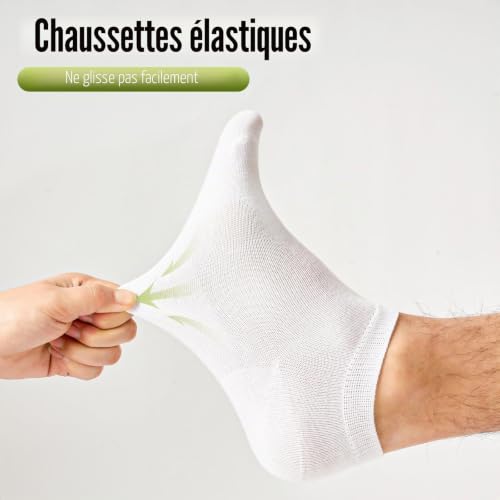 Thumbnail 5 de SukModen 12/24 Paires Chaussettes Sneaker en Bambou – Unisex, confort et respiration