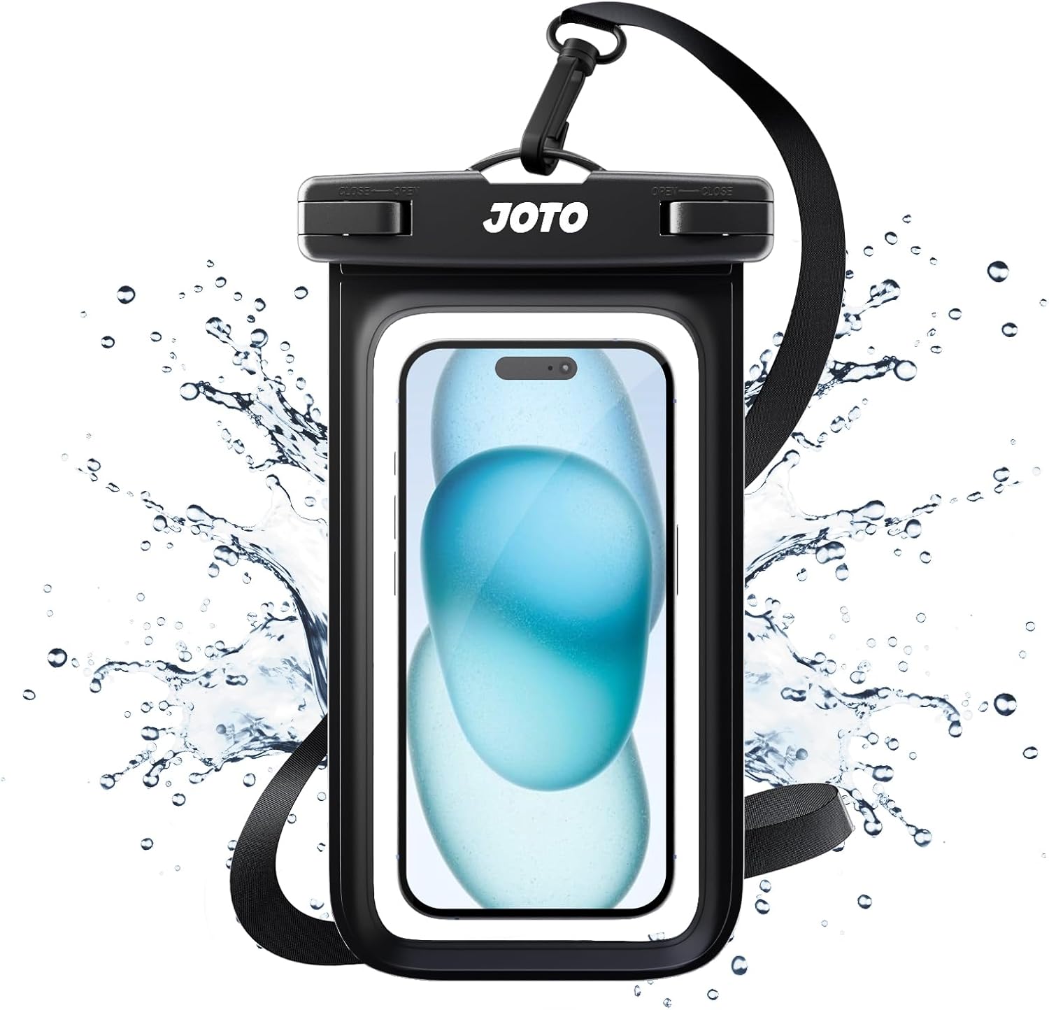 Detalle de JOTO Custodia Impermeabile Smartphone 30M/IPX8 – Cover subacquea universale fino a 7,0