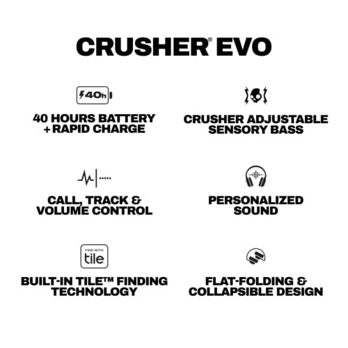 Thumbnail 7 de Skullcandy Crusher EVO: Cascos Inalámbricos con Sensory Bass