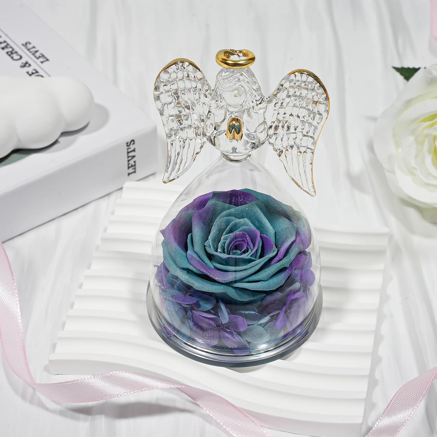 Thumbnail 6 de Sunia Ewige Rose Engel Figur 7×7×13 cm