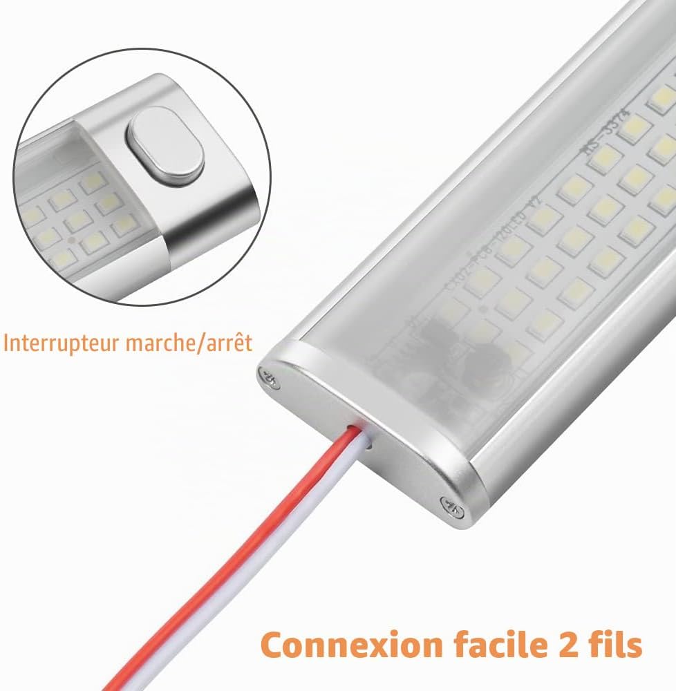 Detalle 2 de URAQT U4-1PFCDT230819-FBA ledstrip voor voertuiginterieur, 12 V, 120 leds