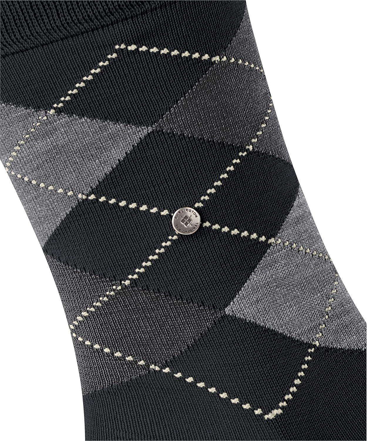 Thumbnail 2 de Chaussettes Burlington Manchester pour homme – coton biologique, motif fantaisie argyle