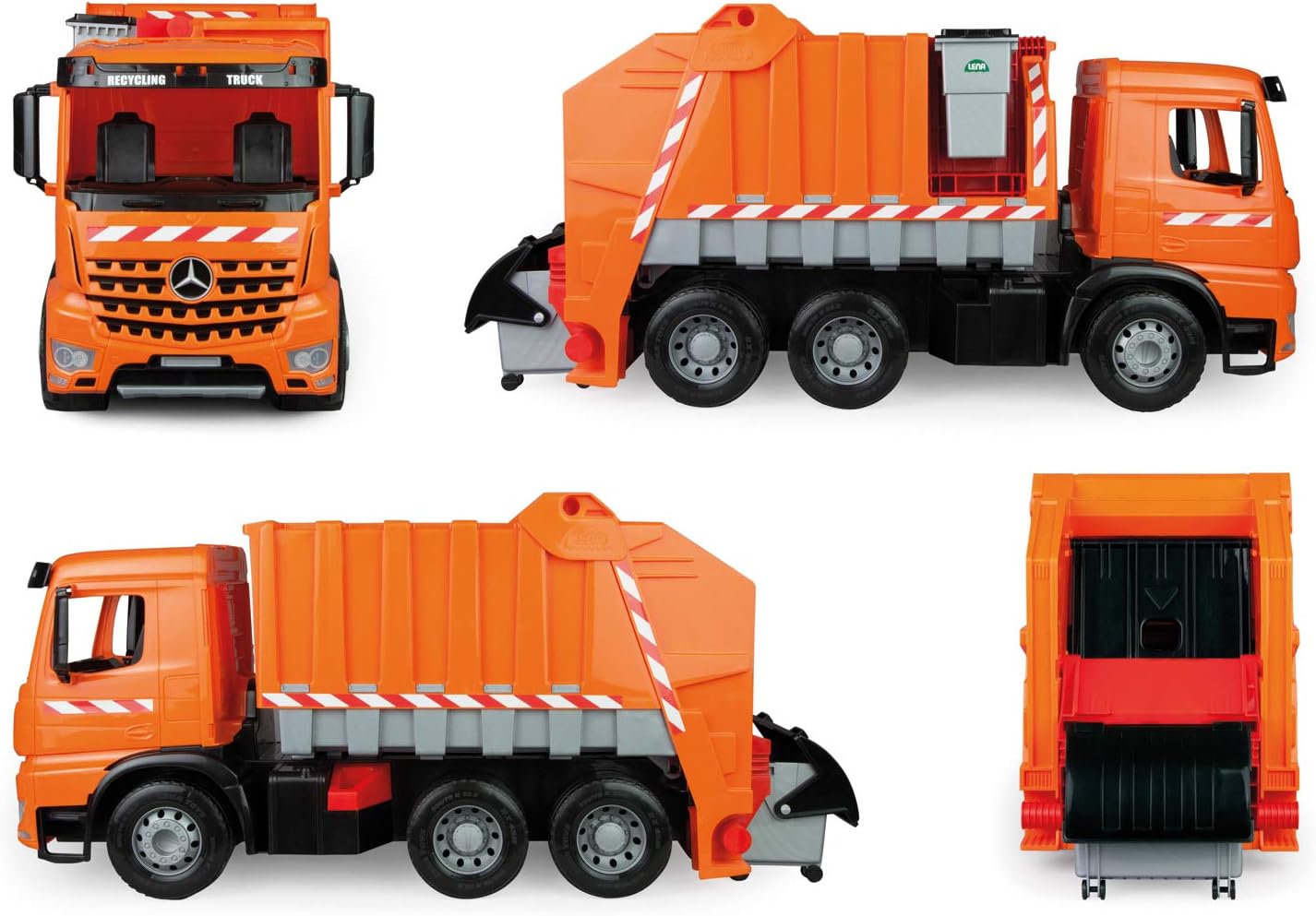 Detalle de LENA Giga Trucks Mercedes-Benz Arocs Immondizia: camion per 3+ anni in plastica resistente
